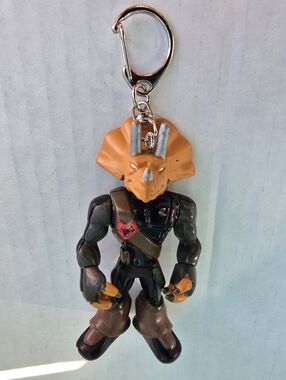 Tricerato Keychain Teenage Mutant Ninja Turtles TMNT Toy Purse Charm Bag Charm